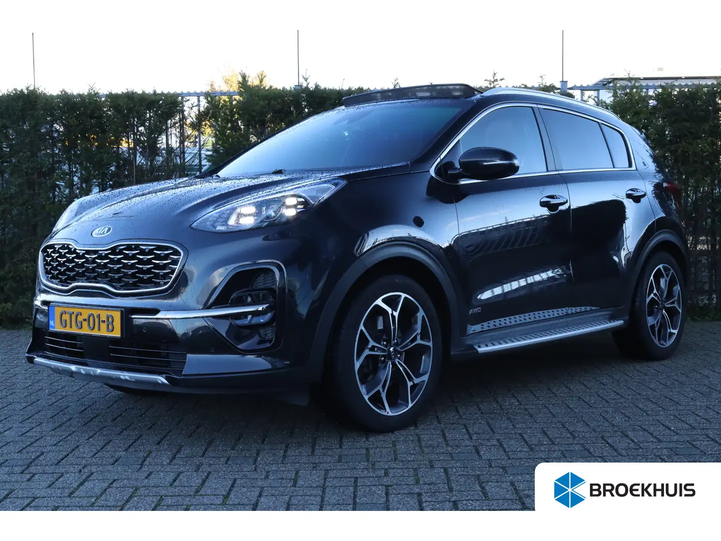 Kia Sportage 1.6 T-GDI 4WD GT-Line PlusLine | Adaptieve Cruise Zwart - 1