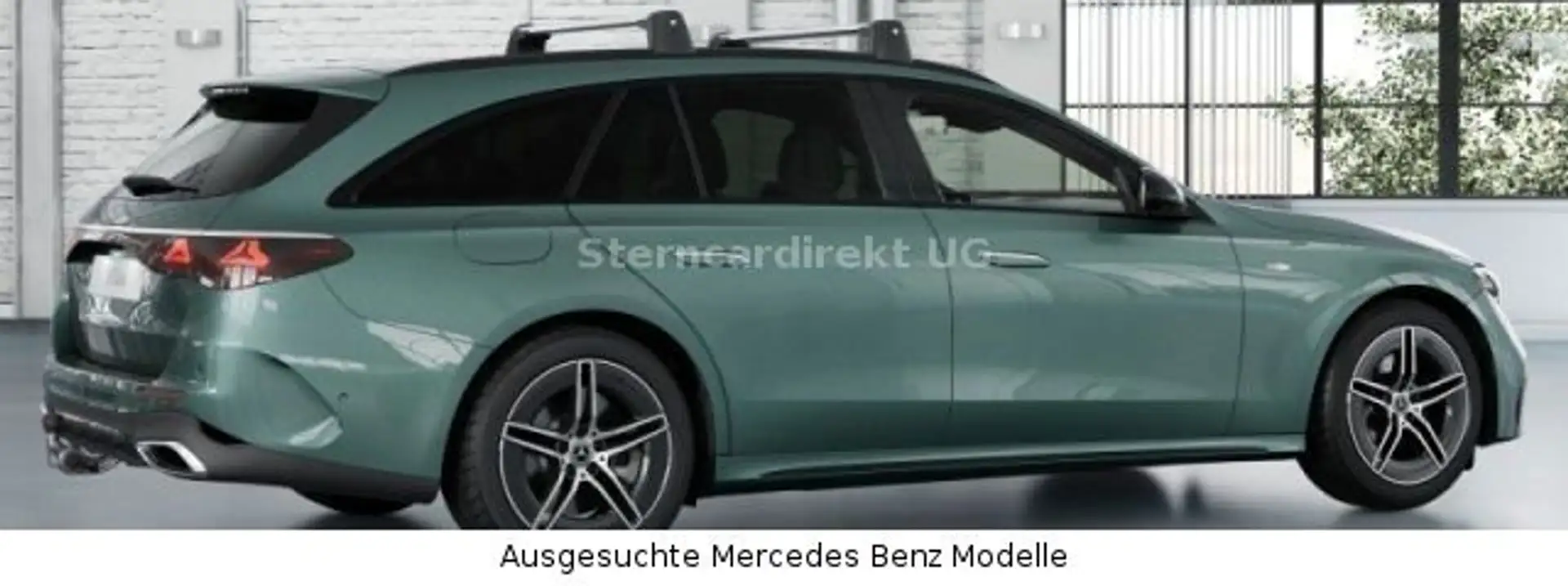 Mercedes-Benz E 300 e T AMG NIGHT PANO DISTRO MEMO AHK Grün - 2