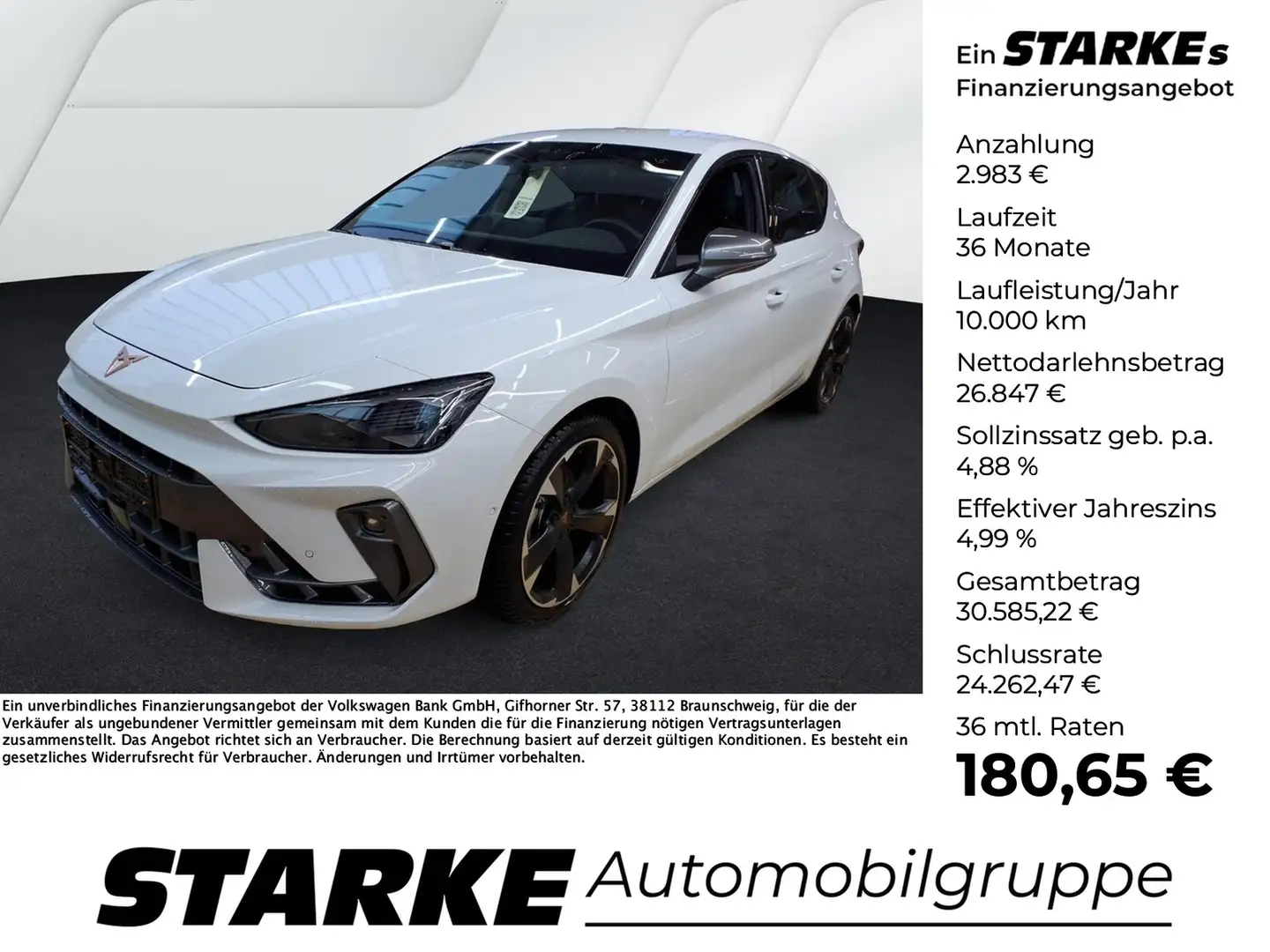 CUPRA Leon 1.5 eTSI DSG Weiß - 1