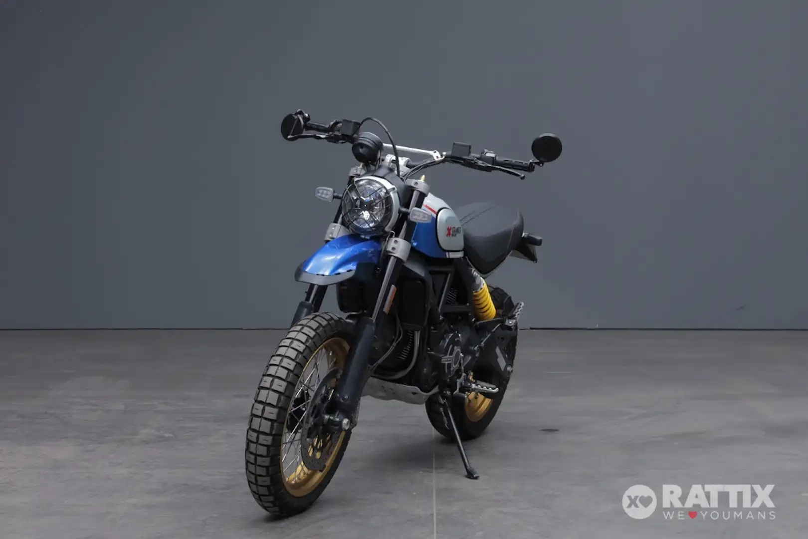 Ducati Scrambler 800 Desert Sled Blau - 2