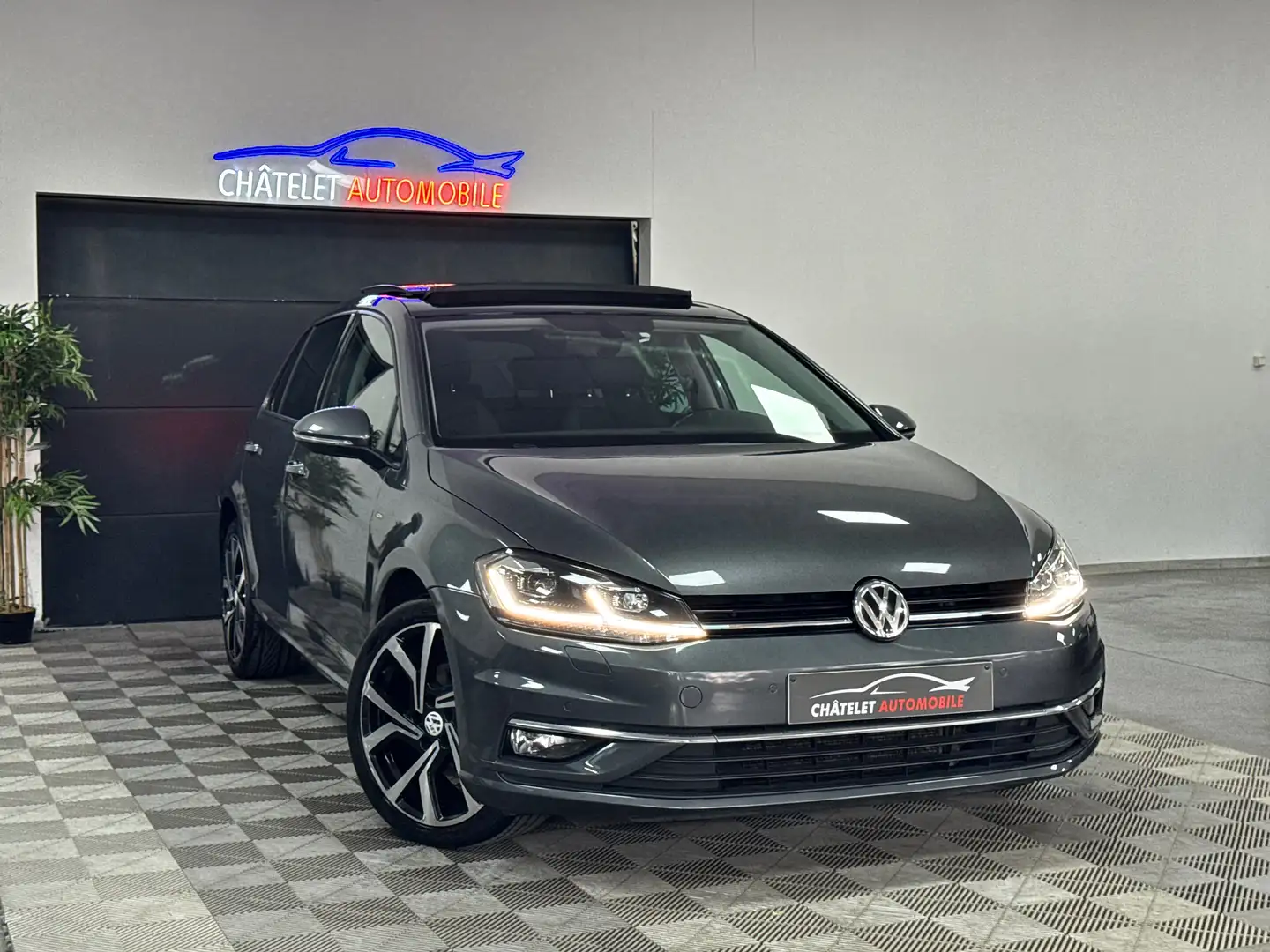 Volkswagen Golf 7 DSG 1.6 TDI Euro6dT – Garantie 12 mois totale Gris - 2