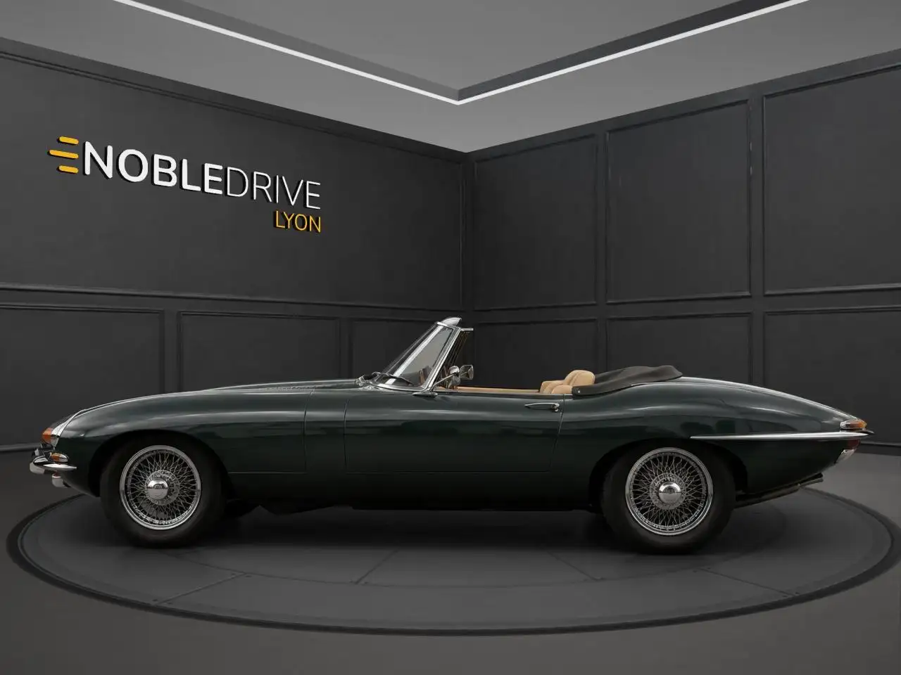 Jaguar E-Type TYPE E 1968 SERIE 1.5 – 4.2L – VERT OPALESSANT METALISEE - RESTAUREE, foto 4