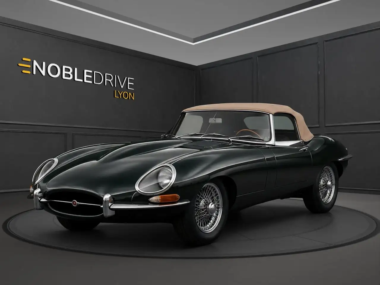 Jaguar E-Type TYPE E 1968 SERIE 1.5 – 4.2L – VERT OPALESSANT METALISEE - RESTAUREE, foto 1