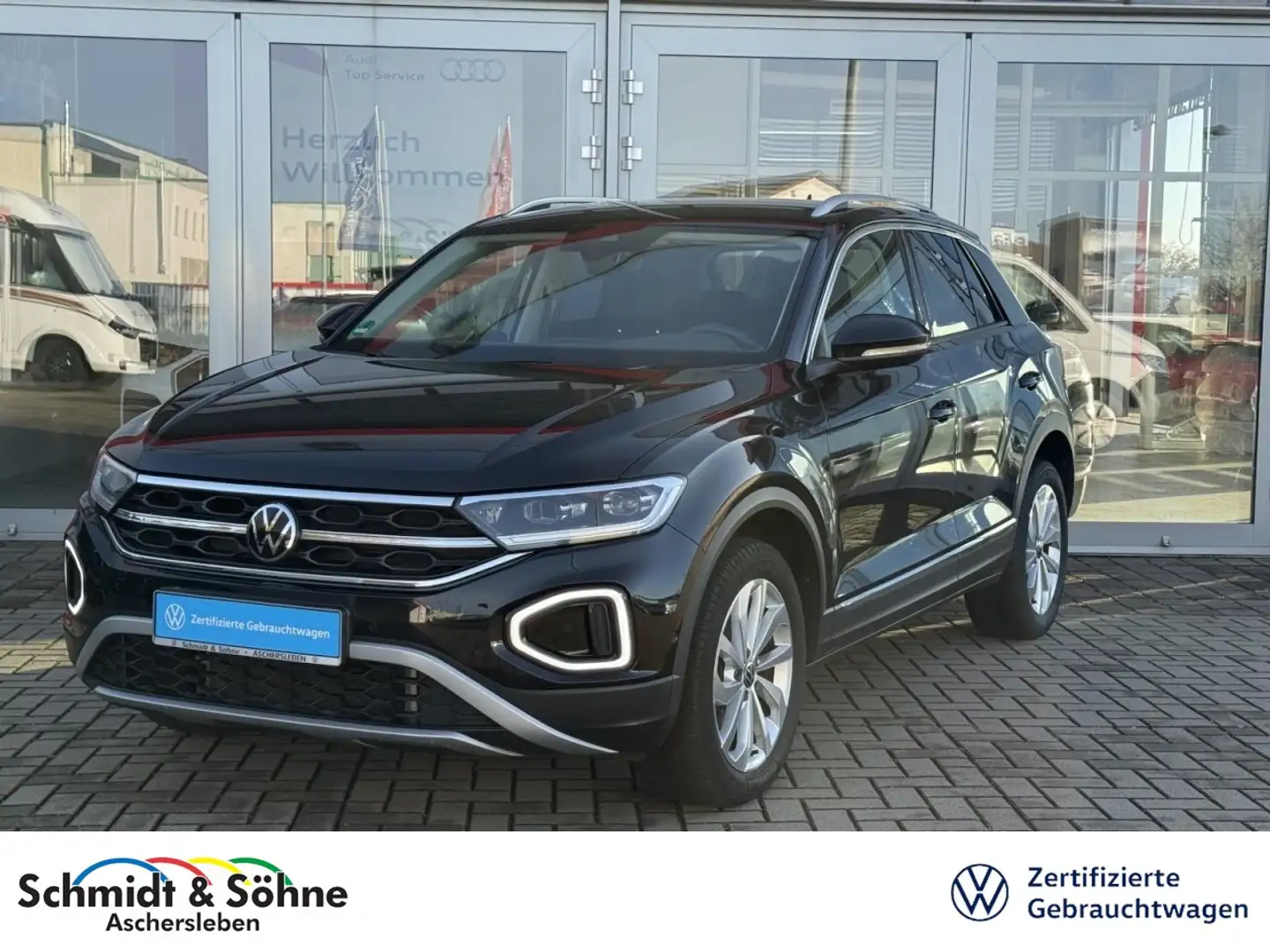 Volkswagen T-Roc 1.0 TSI Style TOTW, TRAVEL, NAV, ACC, LED Klima Schwarz - 1