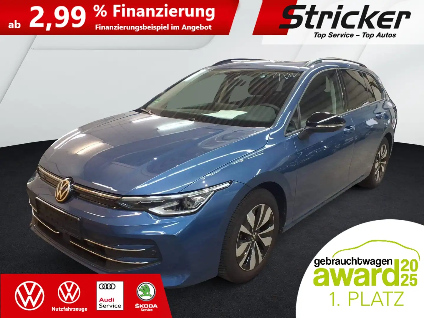 Volkswagen Golf Variant Variant GOAL 2.0TDI DSG 274,-ohne Anzahlung Navi Blau - 2