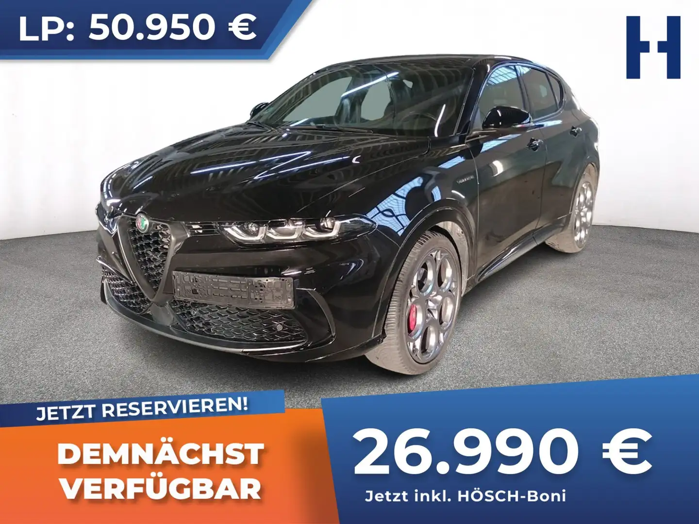 Alfa Romeo Tonale Veloce 1.5 T4 Aut. PANO LEDER 20er SITZKLIMA Schwarz - 1