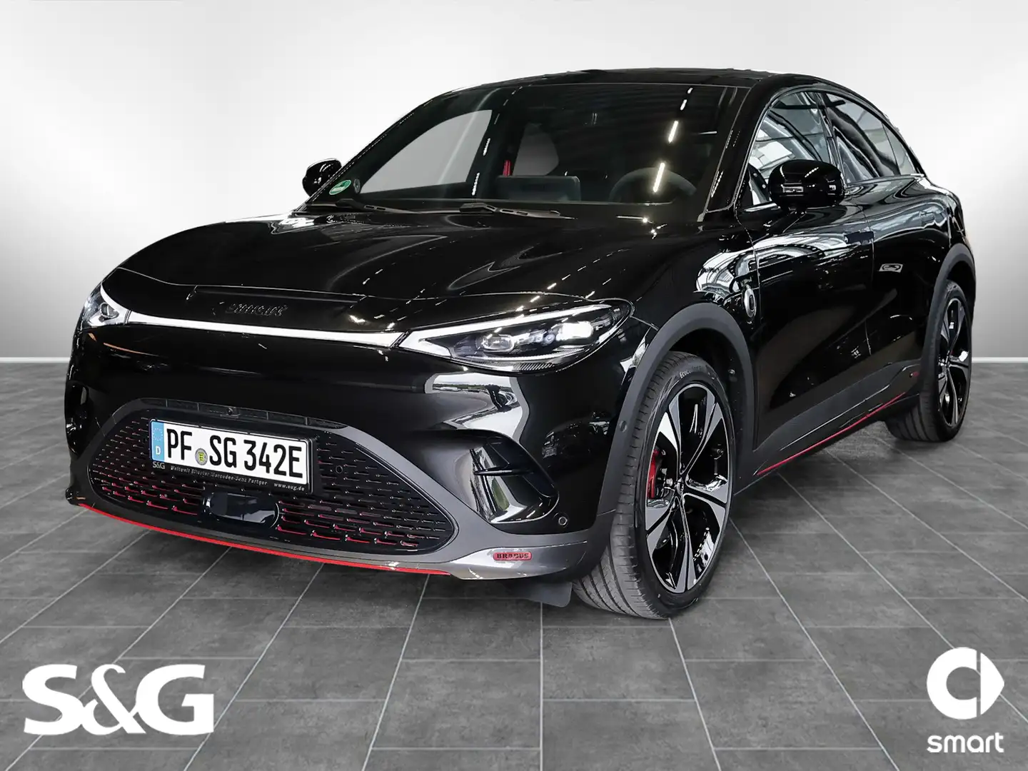 smart #3 BRABUS 22 KW+360°Kamera+Navigation+Head-UP Schwarz - 1