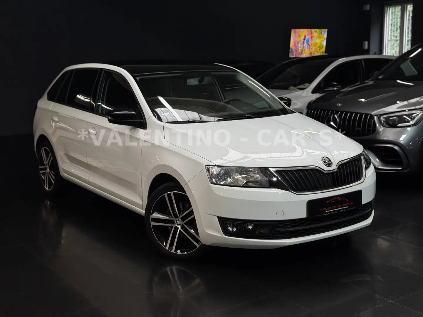 Skoda Rapid/Spaceback Spaceback Pano/Klima/Temp/DAB/Xenon/Pdc Alb - 1