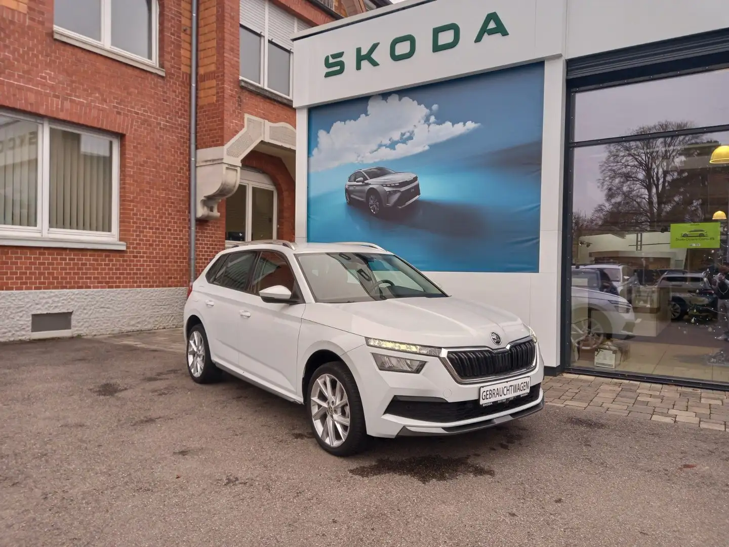 Skoda Kamiq Style 1.5 TSI DSG 110kW AHK, NAVI, KAMERA Weiß - 1