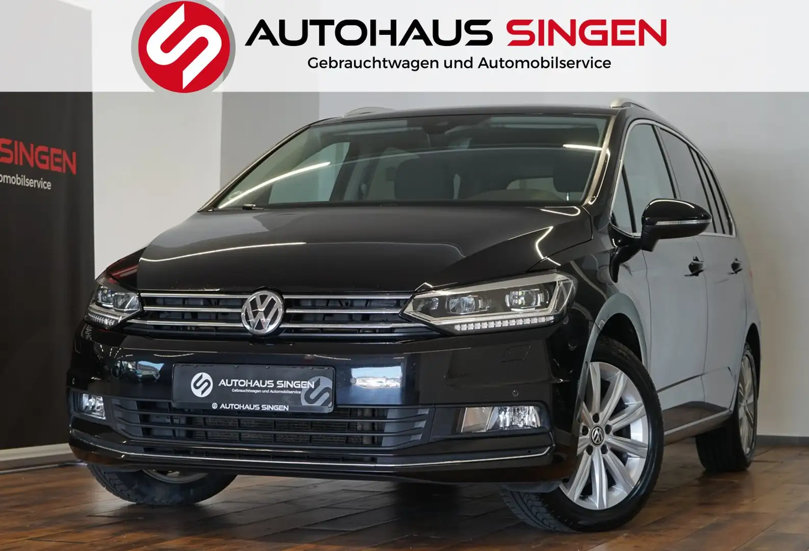 Volkswagen Touran 1.8 TSI Highline|LED|NAVI|ACC|AHK|7-SITZER Schwarz - 1