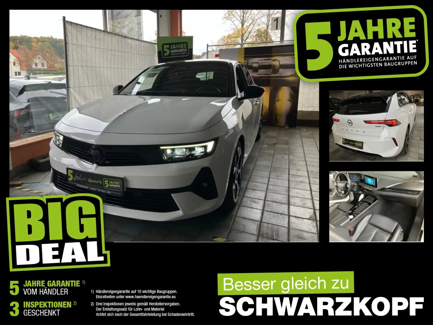 Opel Astra L 1.6T Plugin Alcantara+LED+Navi+ Weiß - 1