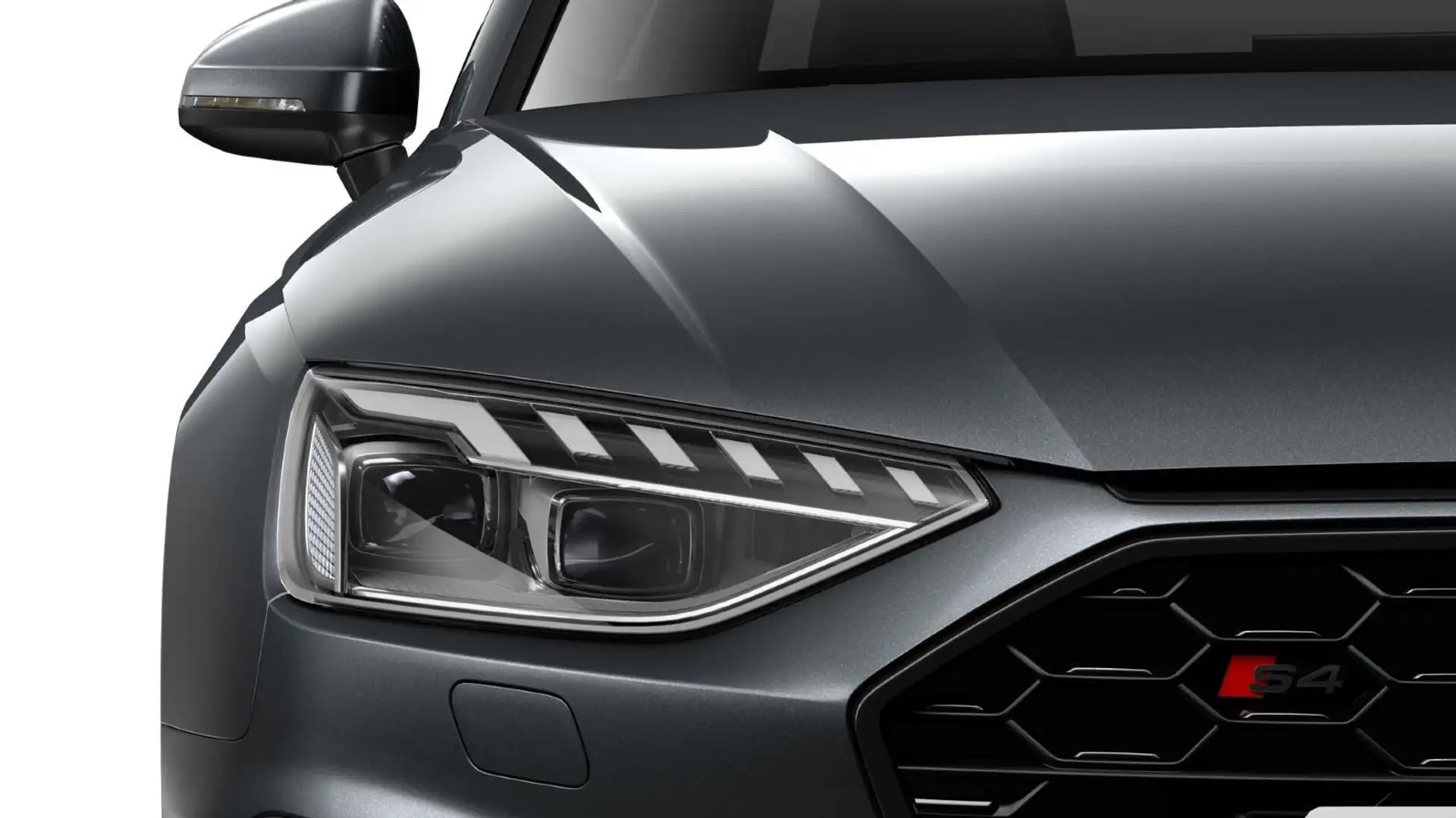 Audi S4 TDI qu. *Matrix*Navi*S-Sitze*B&O* Gris - 2