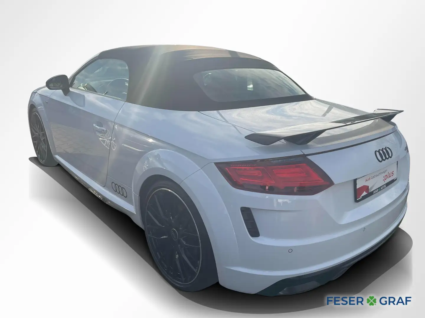 Audi TT Roadster 45 TFSI qu.S-line competion+,LED,Navi+ Weiß - 2