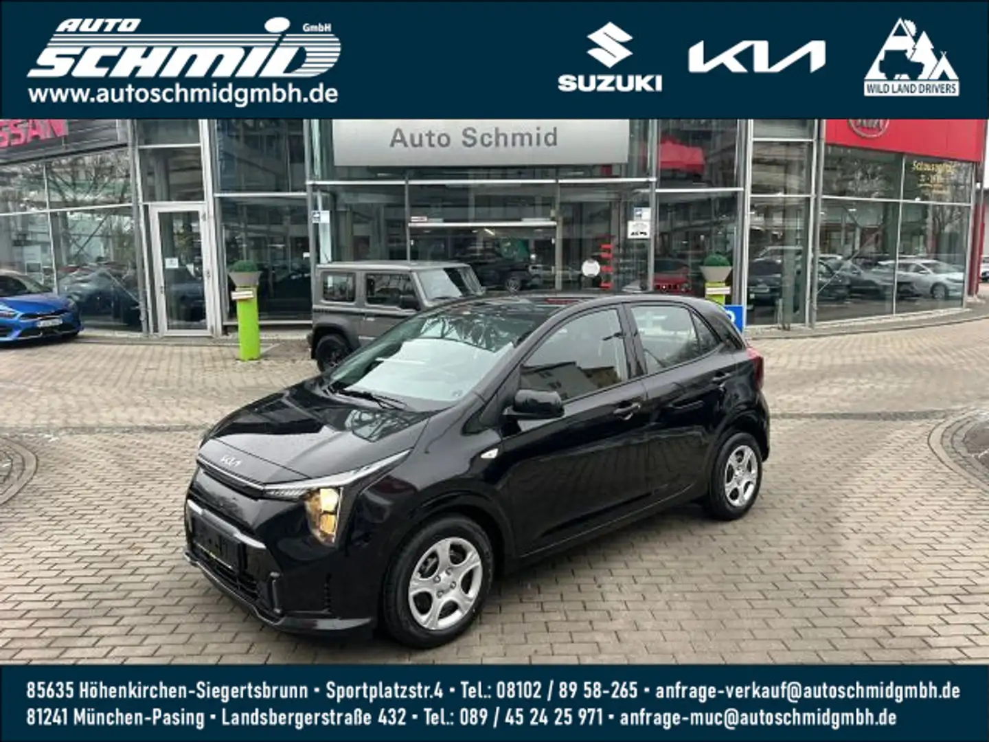 Kia Picanto PICANTO 1.0 5-GANG EDITION 7 |NAVIGATION| Schwarz - 1