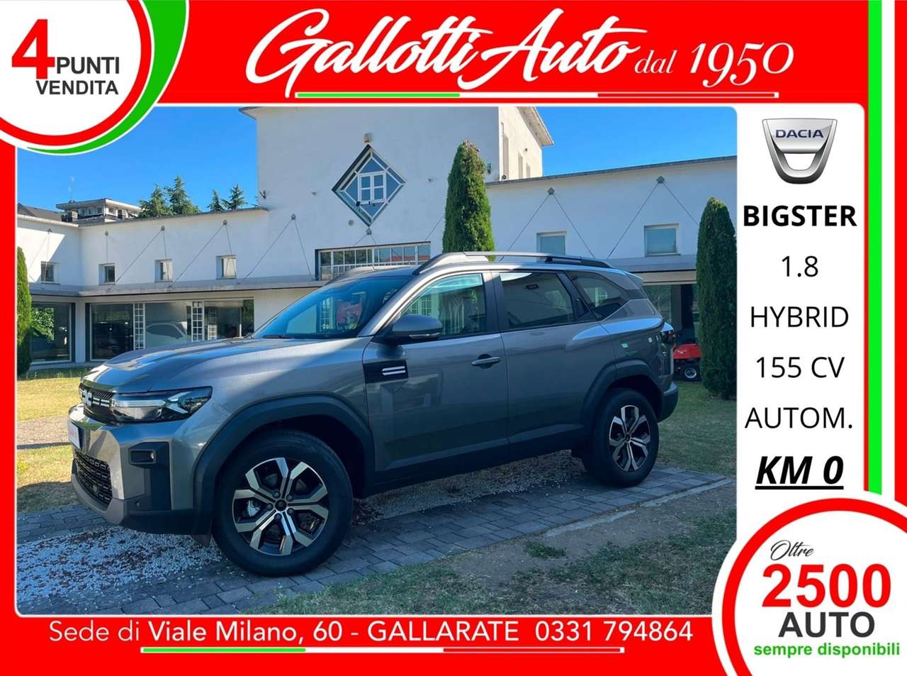 Dacia Bigster full Hybrid 155cv - SENZA VINCOLI DI FINANZIAMENTO