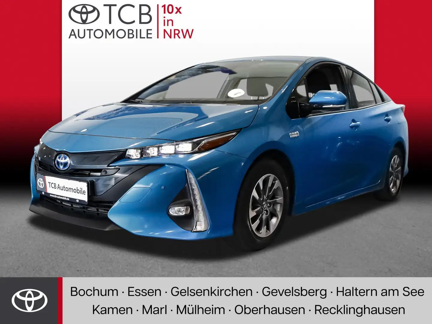 Toyota Prius 1.8 VVT-i Comfort Plug-in NAVI PDC Safety Sense Синий - 1