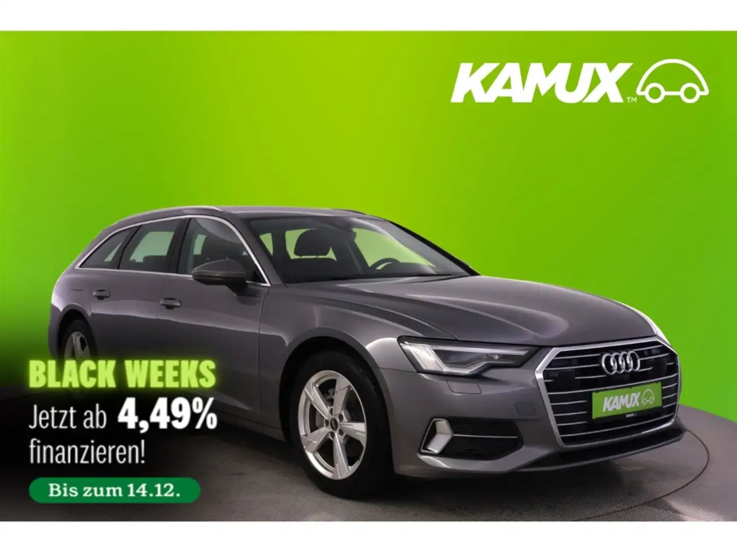 Audi A6 40TDI Avant S-tronic sport+LED+NAVI+PDC+TEMPO Grijs - 1