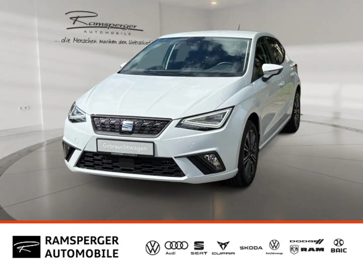 SEAT Ibiza Style 1.0 TSI LED/Navi/DAB/EPH/uvm. Weiß - 1