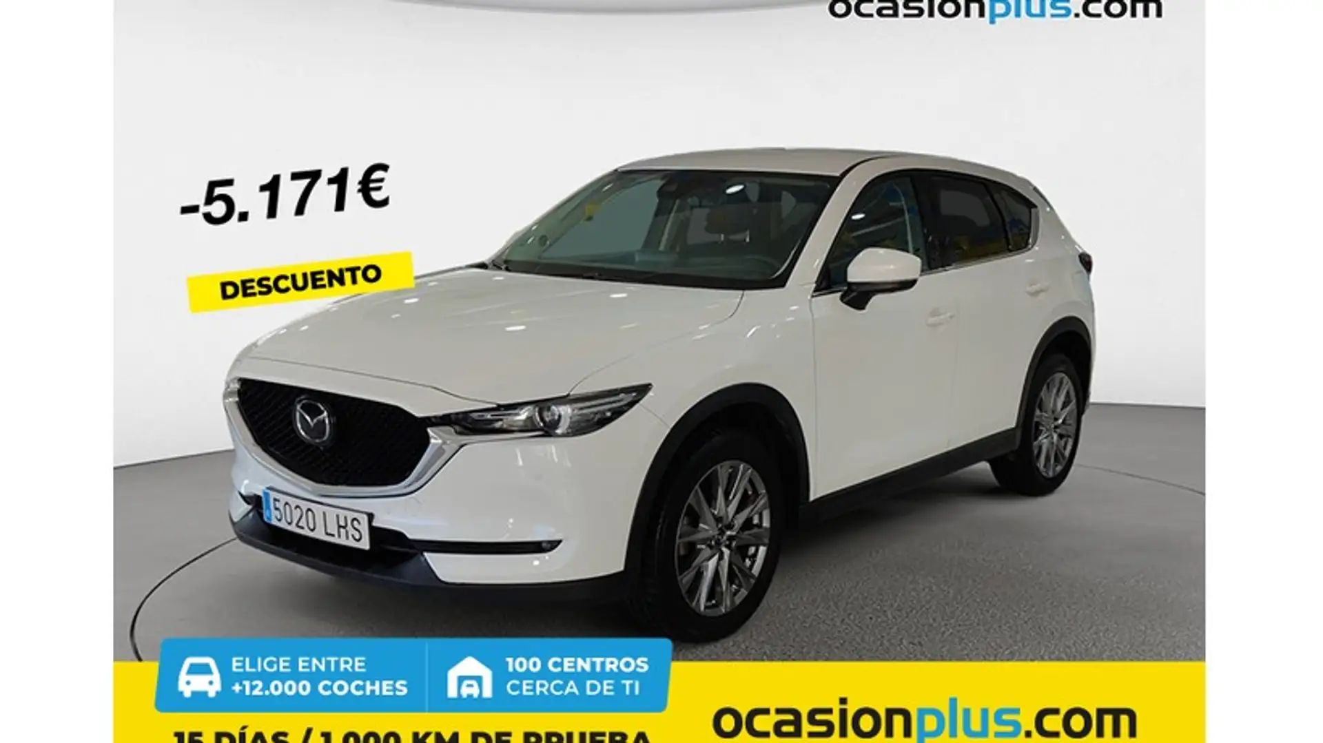 Mazda CX-5 2.0 Skyactiv-G Zenith 2WD Aut. 121kW Blanc - 1