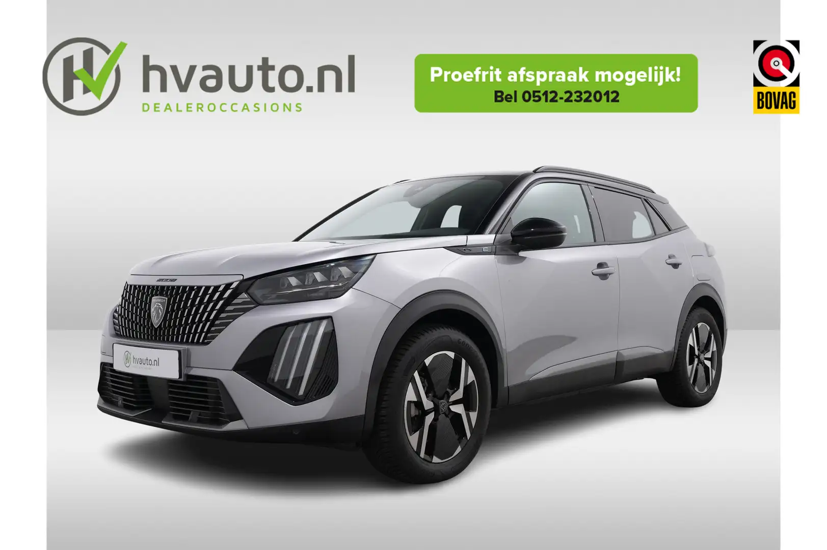 Peugeot e-2008 EV 156PK GT 54 kWh | Leer/Alcantara | El. verstelb Gris - 1