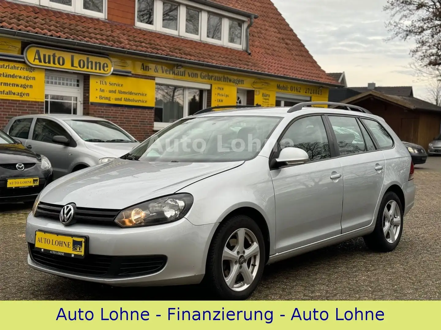 Volkswagen Golf VI Variant Trendline BlueMotion Argent - 1