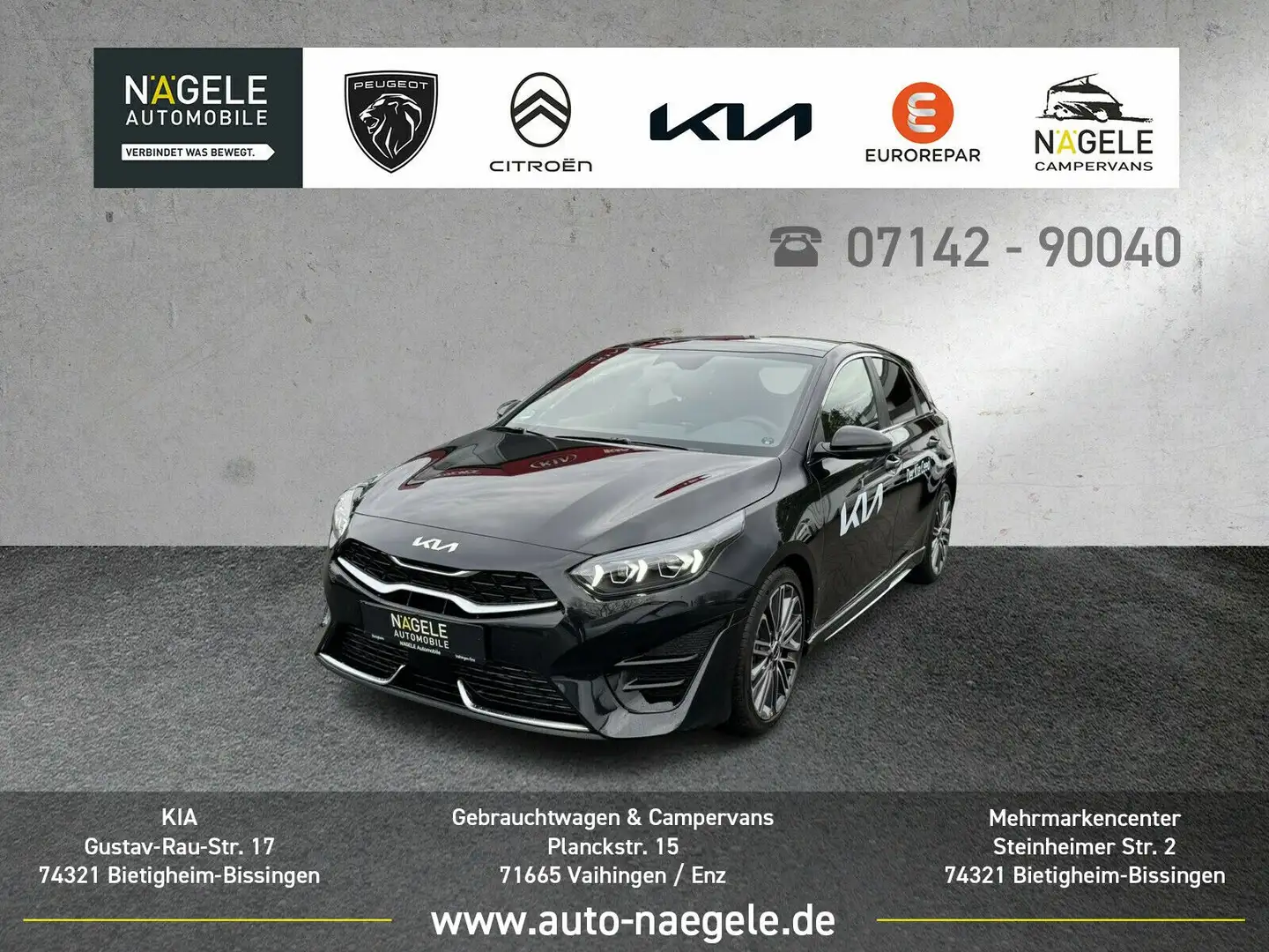 Kia Ceed / cee'd 1.5 T-GDI GT-Line|Aut.|GD|Leder|Tec.| Noir - 1