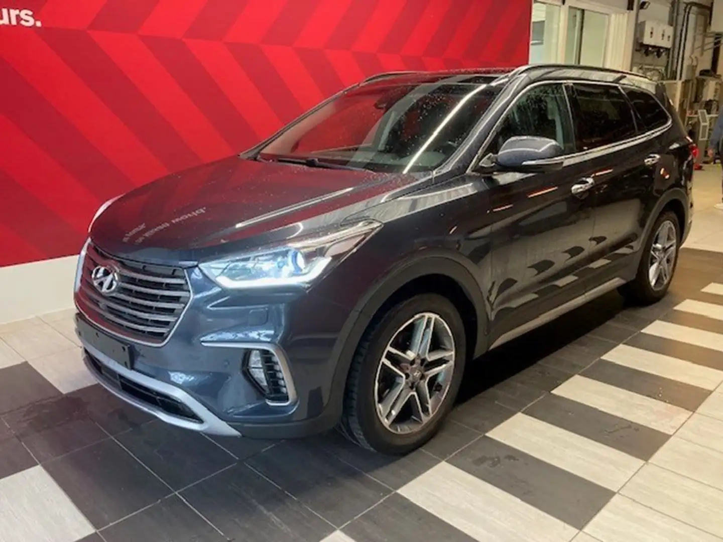 Hyundai Grand Santa Fe 7 PLAATSEN FULL OPTION Bleu - 1