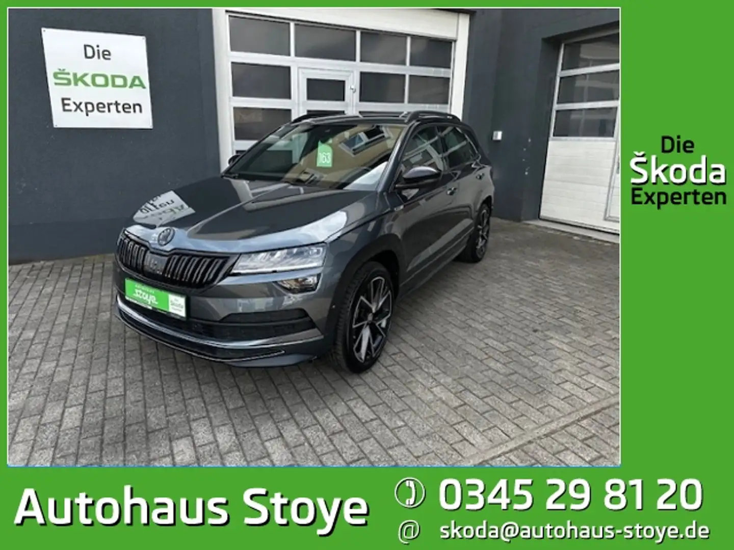 Skoda Karoq 1.5 TSI 4x4 SPORTLINE; ACC;STANDHZ;EL HECK;FLA Grau - 1