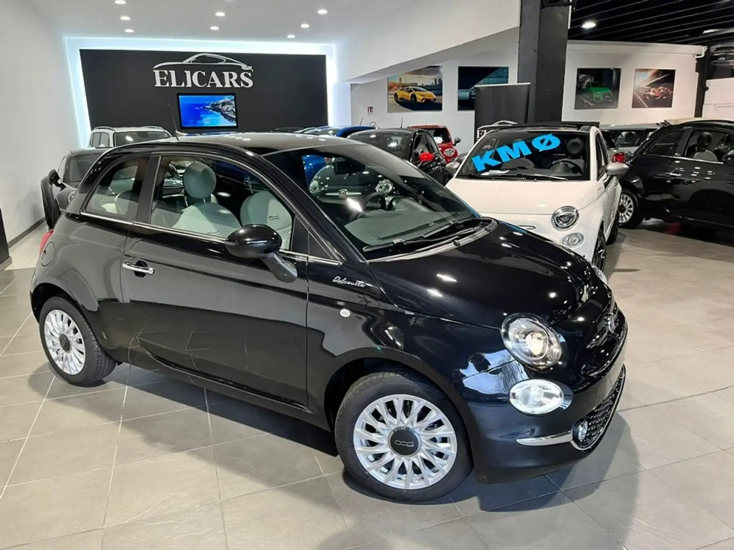 Fiat 500 1.0 Hybrid Dolcevita Nero - 1