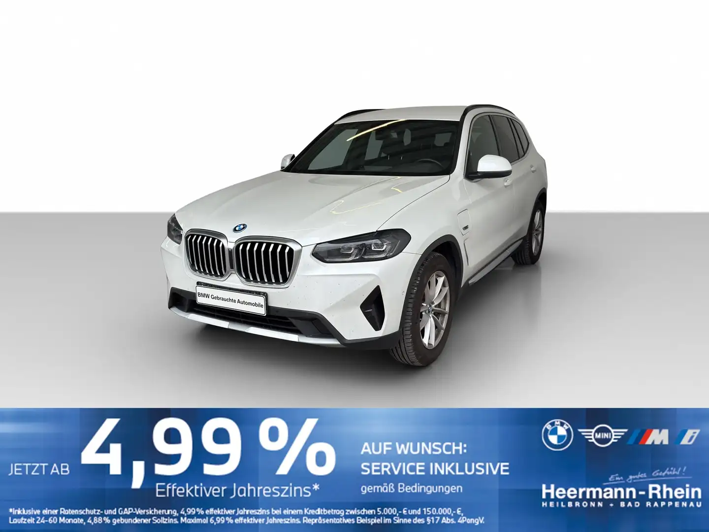 BMW X3 xDrive30e Navi.LED.ParkAs.DriveAs.SHZ.Sportsz Bianco - 2