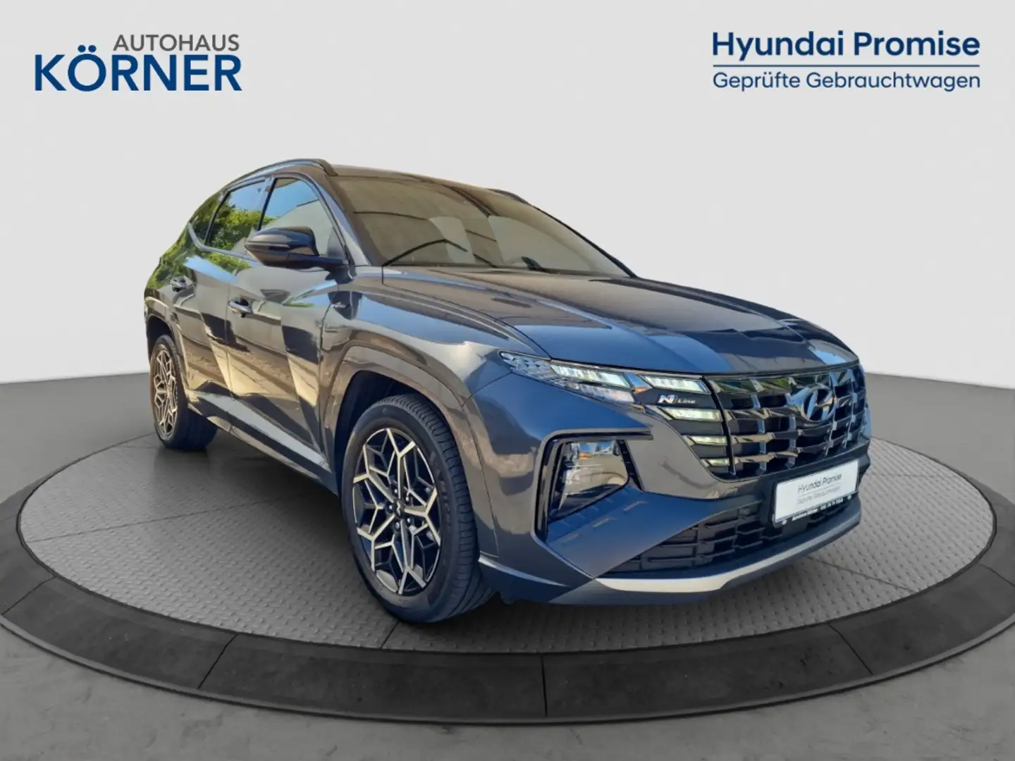 Hyundai TUCSON Hybrid N-LINE 1.6 T-GDi *LED*ALCANTARA*CAM*CARPLAY Blauw - 1