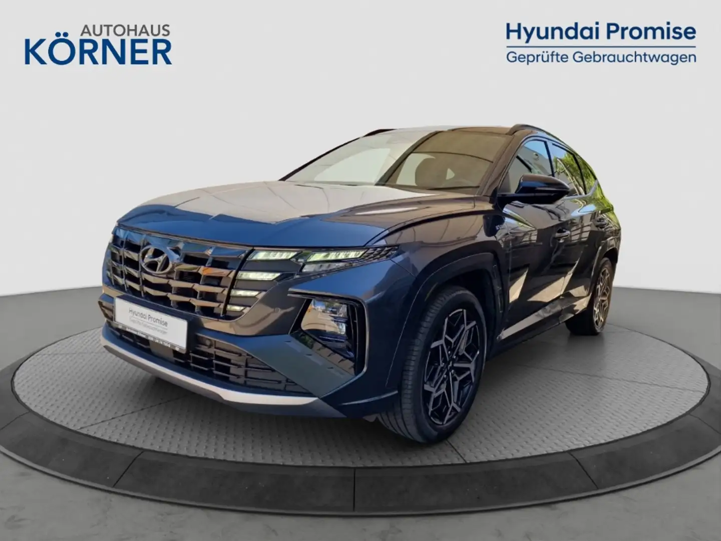 Hyundai TUCSON Hybrid N-LINE 1.6 T-GDi *LED*ALCANTARA*CAM*CARPLAY Blauw - 2