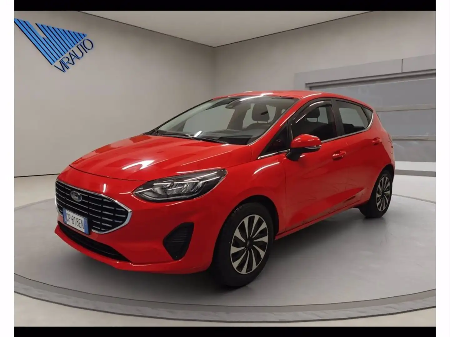 Ford Fiesta 5p 1.0 EcoBoost Hybrid Titanium Rosso - 1