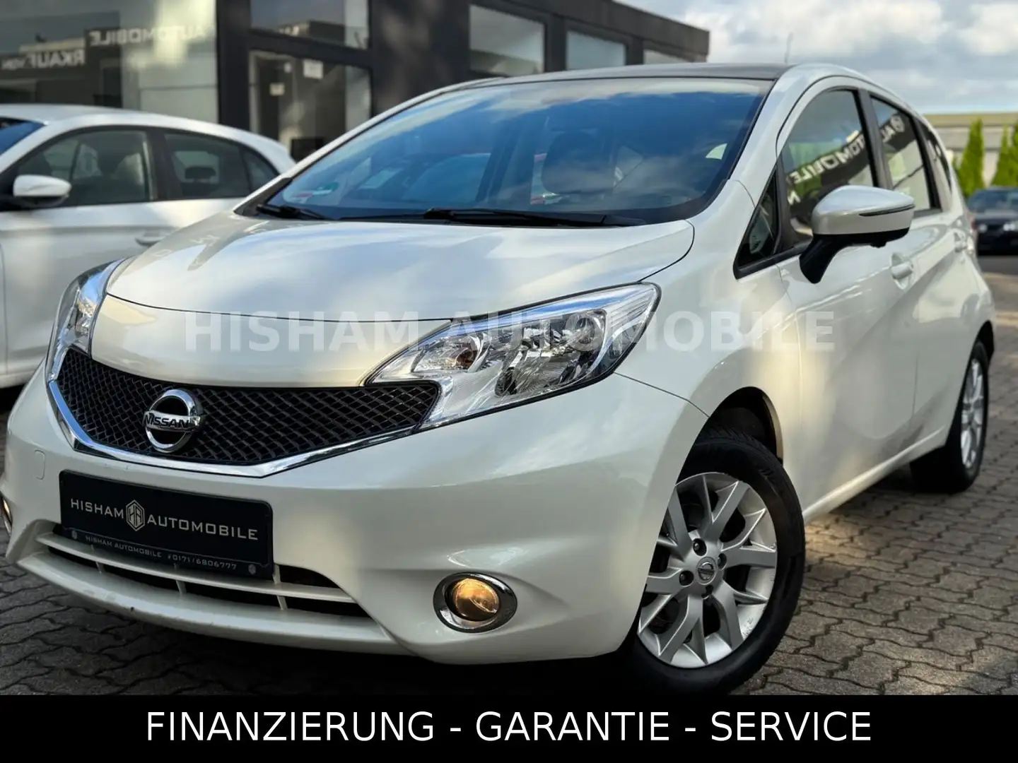 Nissan Note NOTE ACENTA/PANORAMA/NAVI/KAMERA/TOTWI/SPURH Weiß - 1