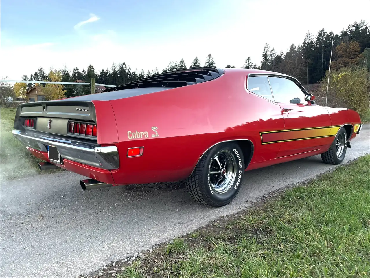 Ford Torino Cobra 351c 4-Speed Shaker Trac Lok Originalzustand, foto 5