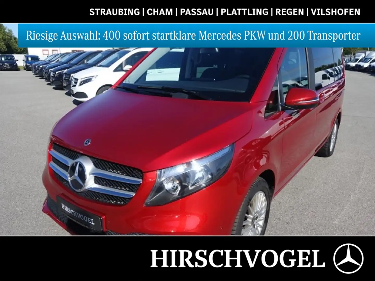 Mercedes-Benz V 250 d EDITION kompakt Liege-Paket Distronic Rot - 1