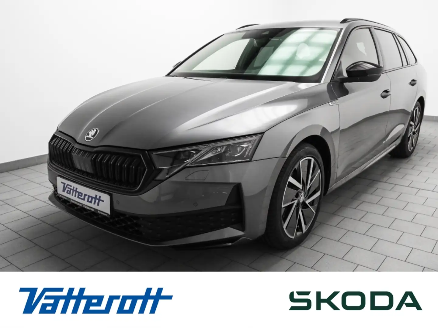 Skoda Octavia Combi 2.0 TDI DSG Sportline Navi HuD LED-Matrix Grau - 1