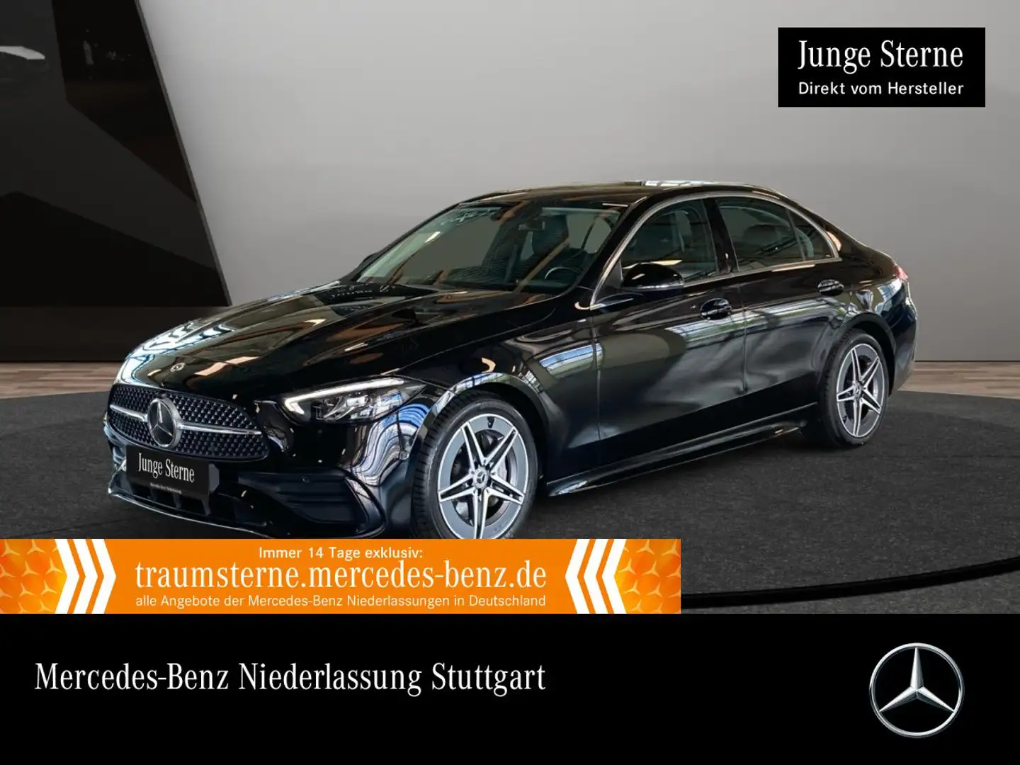 Mercedes-Benz C 200 AMG+AHK+LED+KAMERA+TOTW+KEYLESS+9G Nero - 1