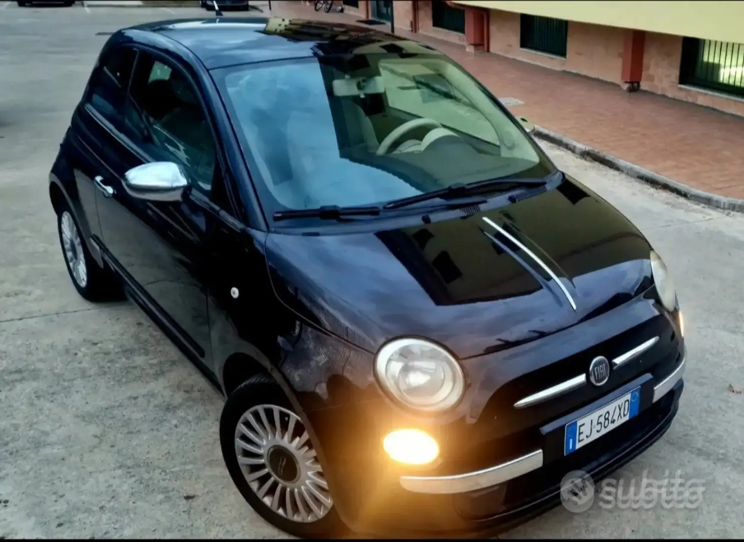 Fiat 500 1.3 mjt 16v Matt Black 95cv - 1