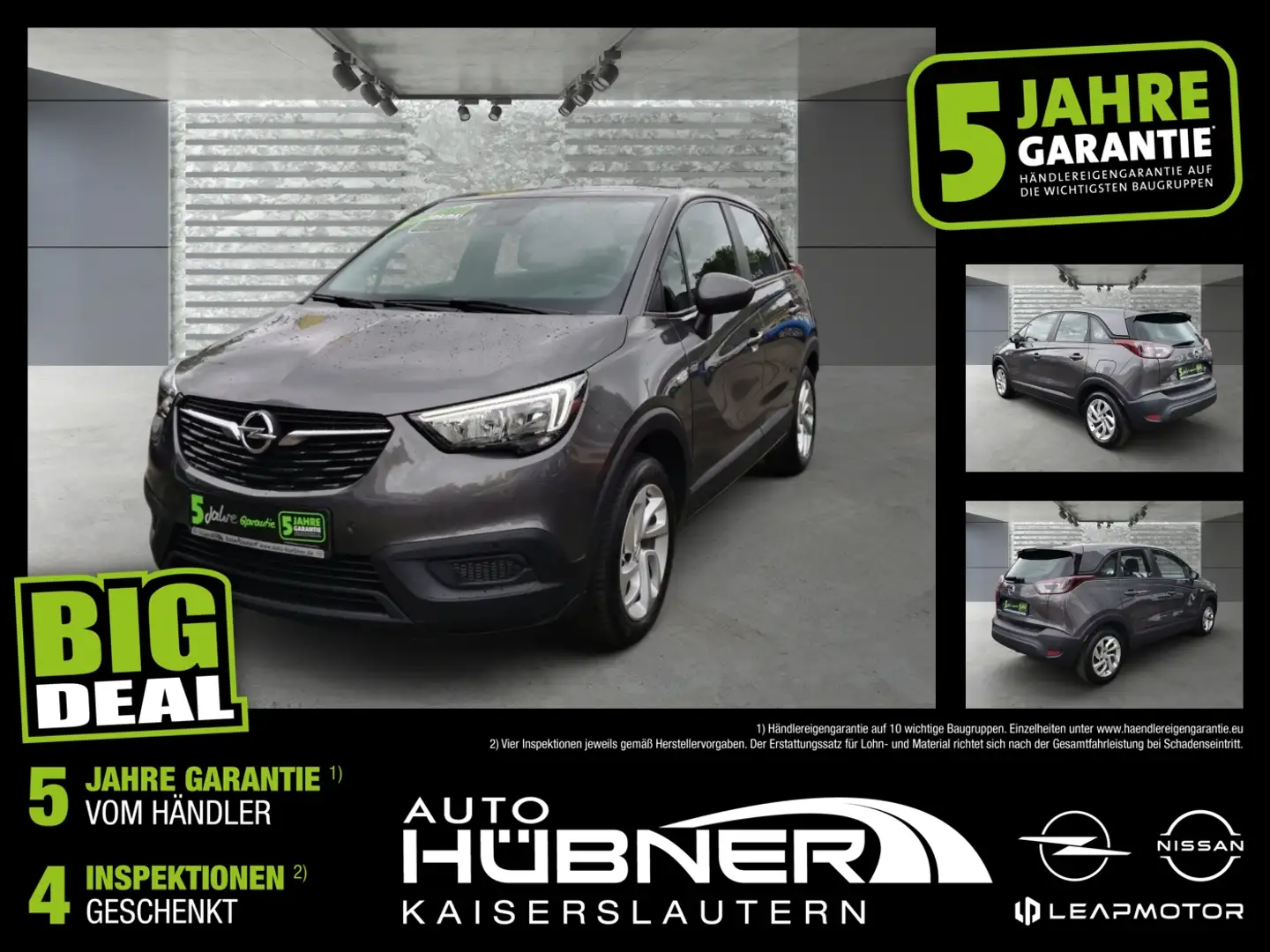 Opel Crossland X Edition Autom. Sitz-/Lenkradheiz|PDC Grau - 1