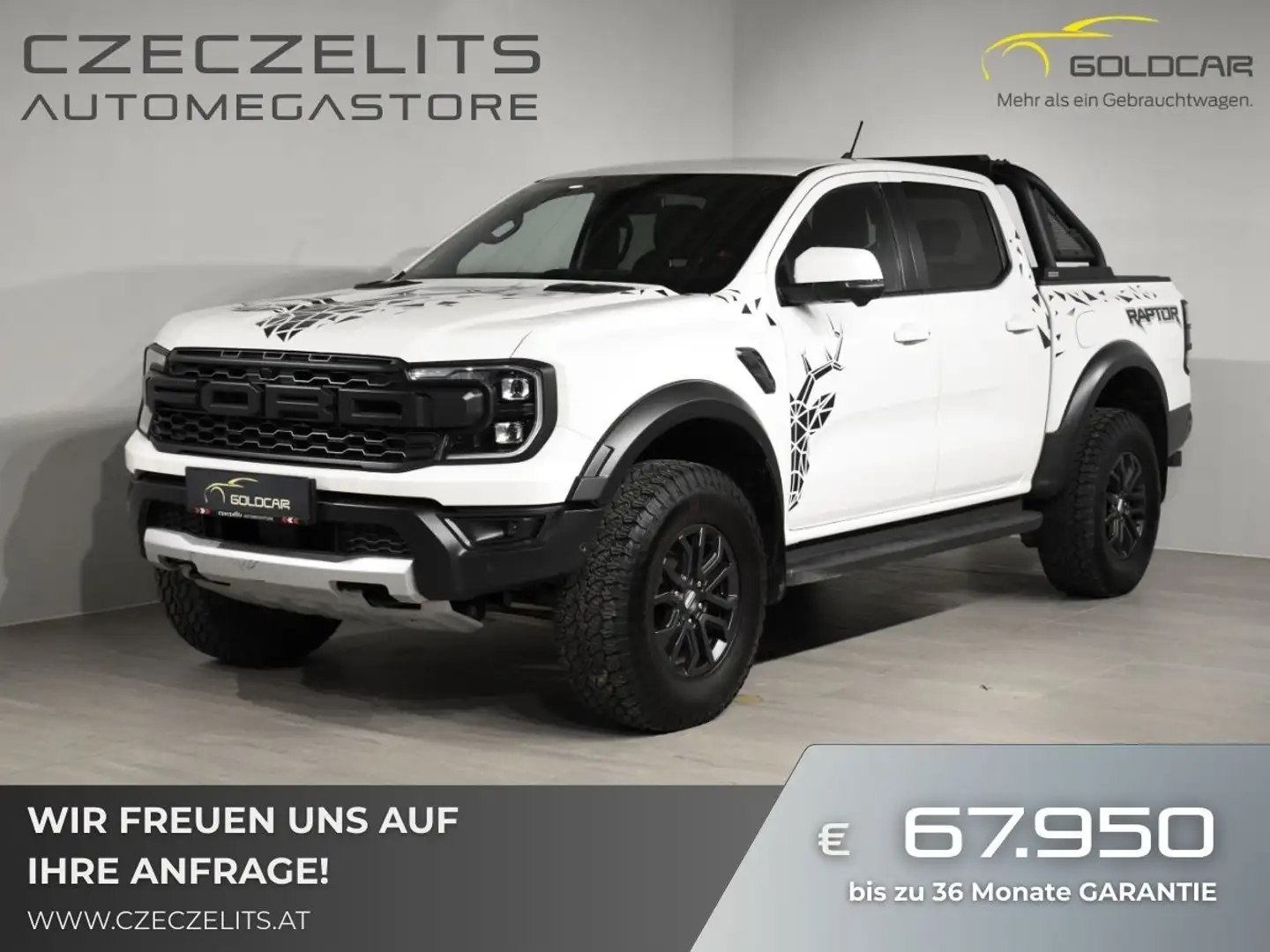 Ford Ranger Raptor Ranger Doppelkabine Raptor e-4WD 2,0 EcoBlue Aut. Blanc - 1