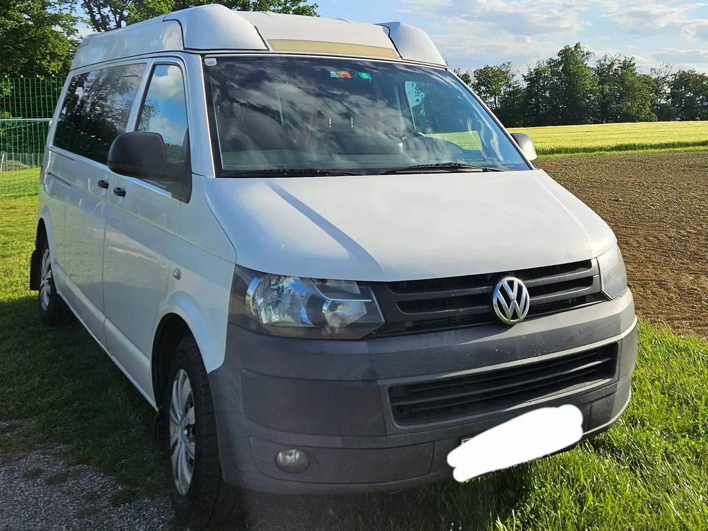 Volkswagen T5 Transporter 2.0 Tdi, 8 Sitzer Weiß - 1