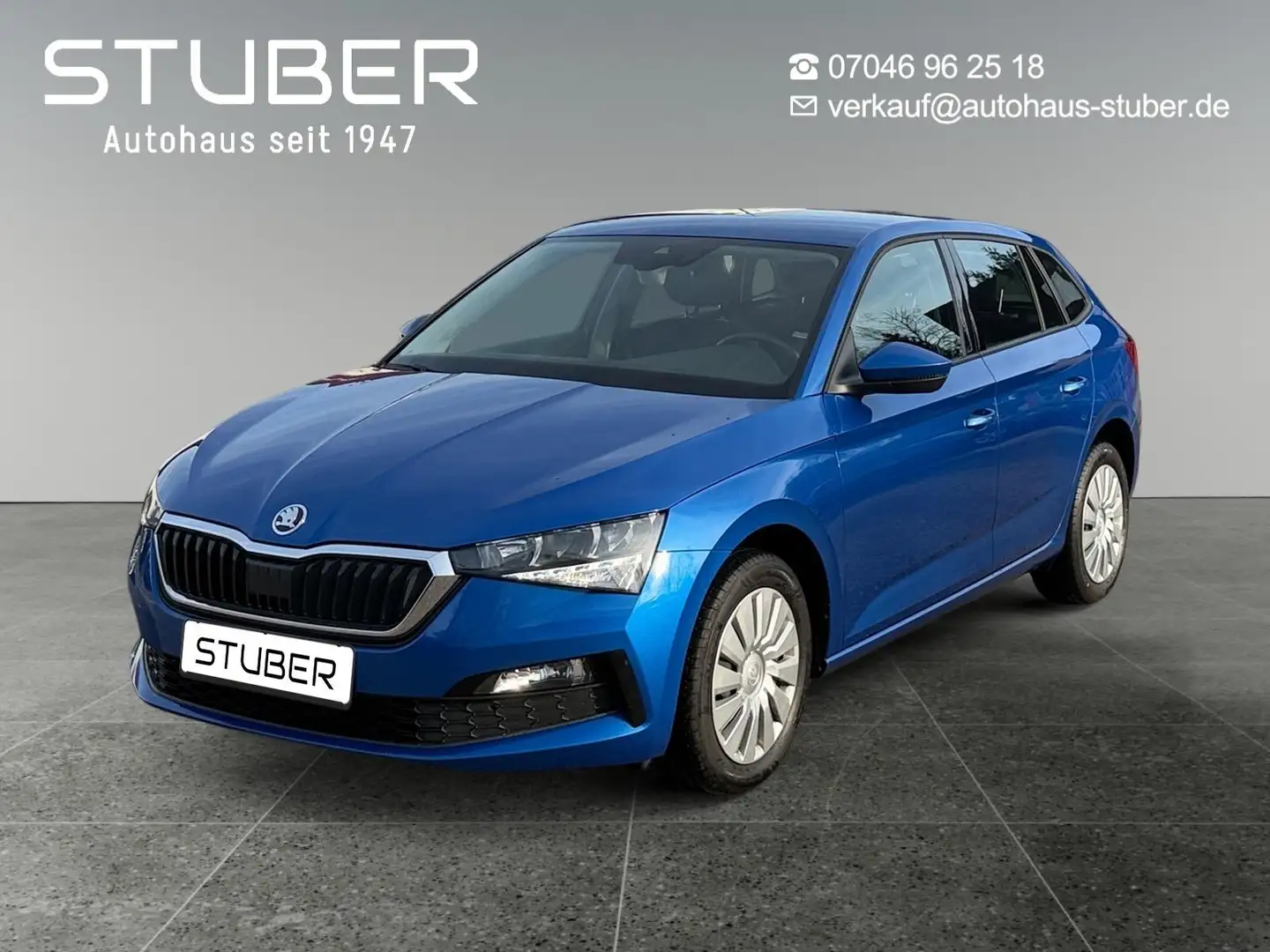 Skoda Scala 1.0 TSI DSG Ambition RFK |SZH |APP-Connect Blau - 1