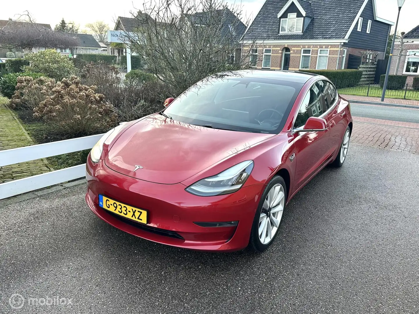 Tesla Model 3 Long Range AWD 75 kWh AUTOPILOT CAMERA 19INCH ACCU Rouge - 1