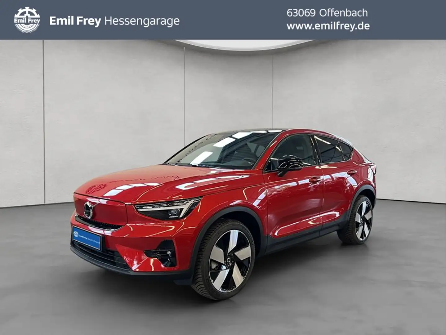 Volvo C40 Recharge Twin-Motor Ultimate Leder Pixel-LED 2 Rouge - 1