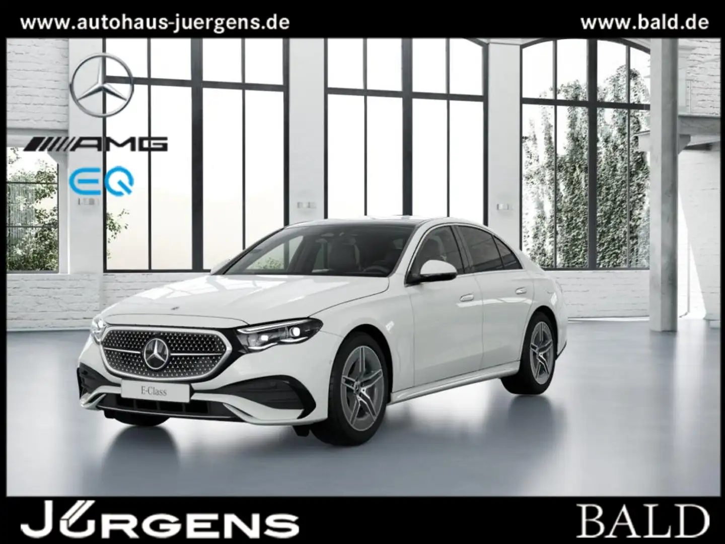 Mercedes-Benz E 300 de 4M AMG-Sport/DIGITAL/Hyper/Pano/360/19" Weiß - 1
