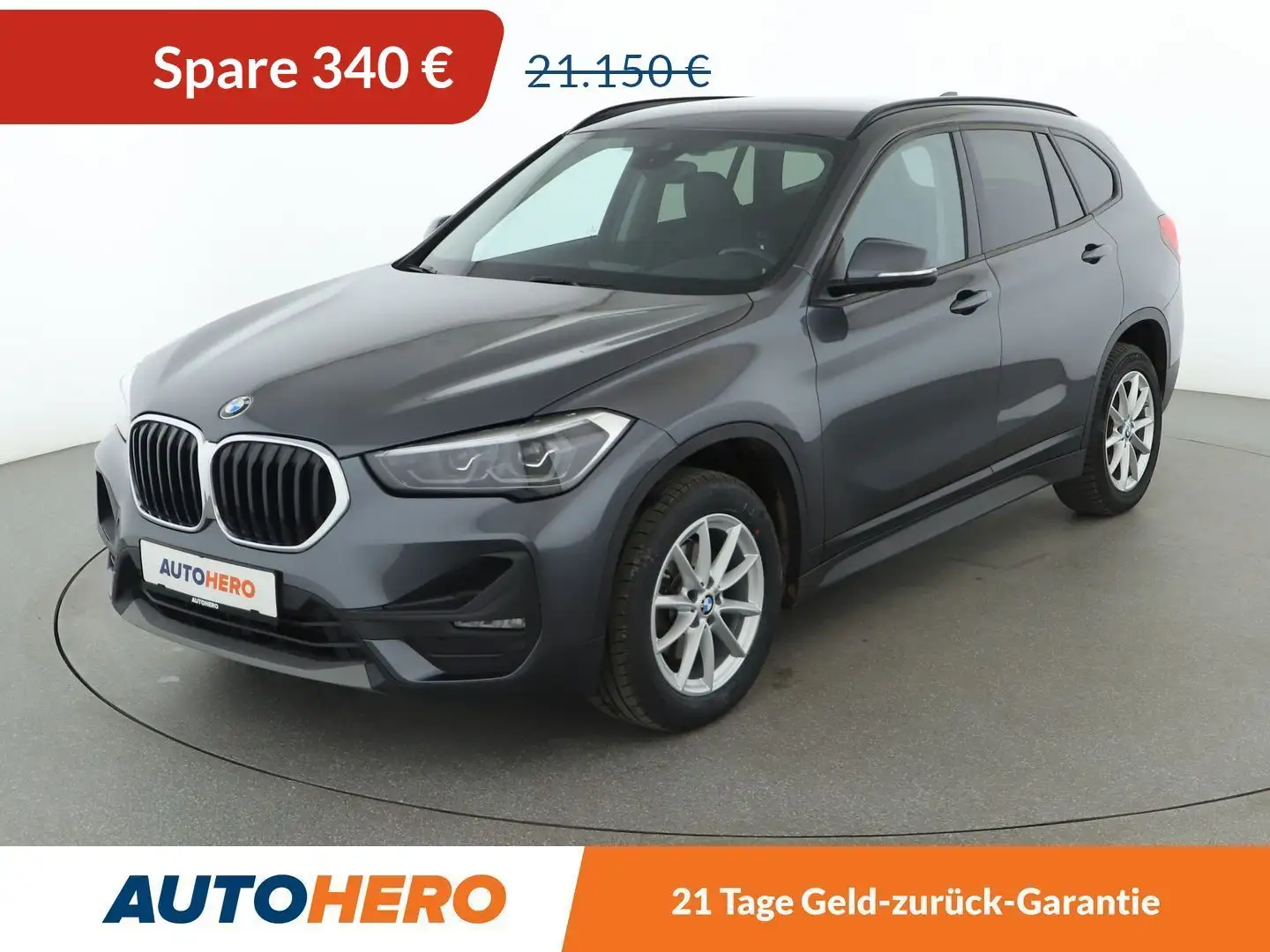 BMW X1 sDrive 18d Advantage Aut.*NAVI*LED*TEMPO*CAM* Grau - 1