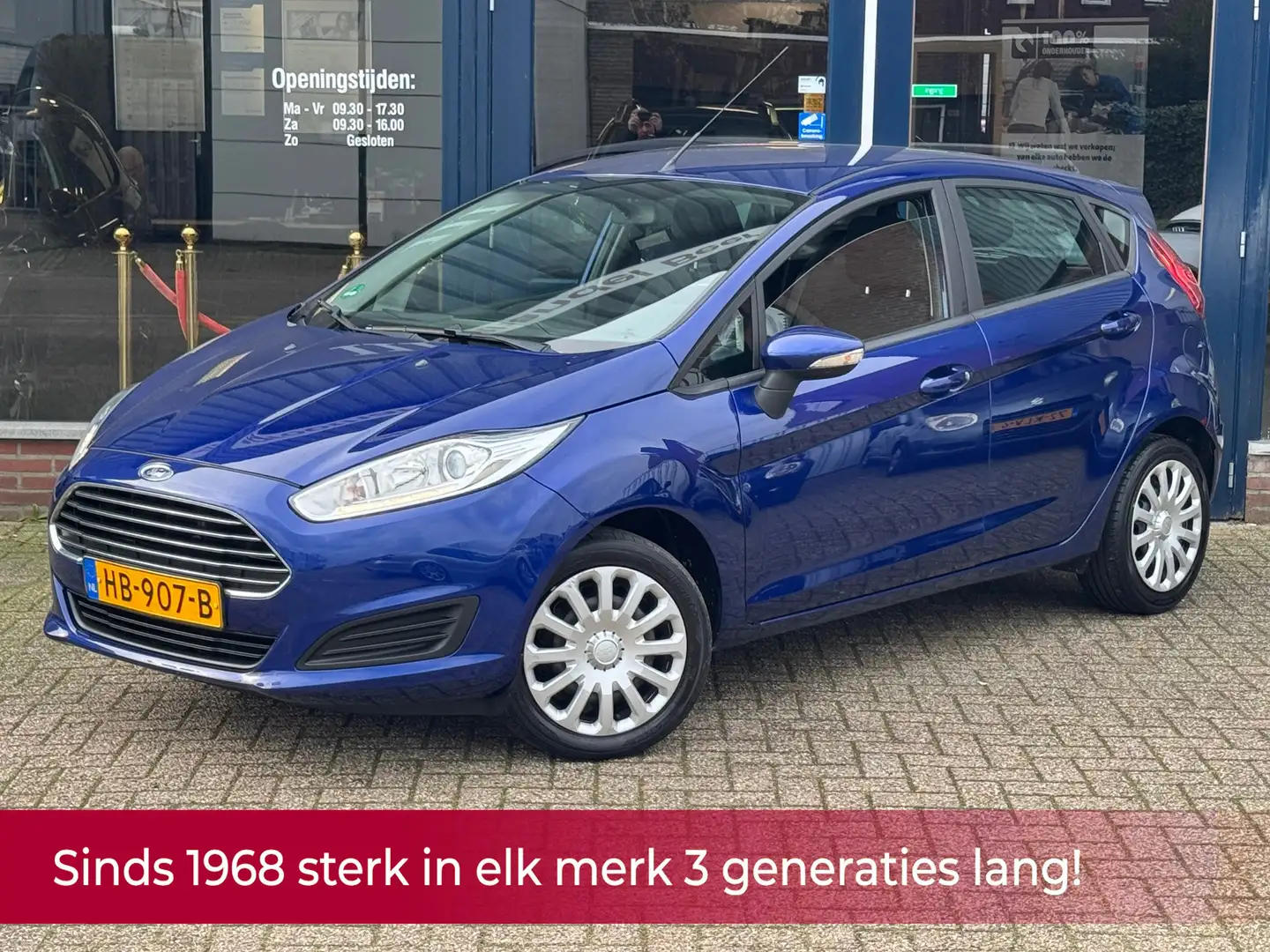 Ford Fiesta 1.0 Style 5 deurs! NL AUTO NAP 1 eigenaar! Navi l Blauw - 1
