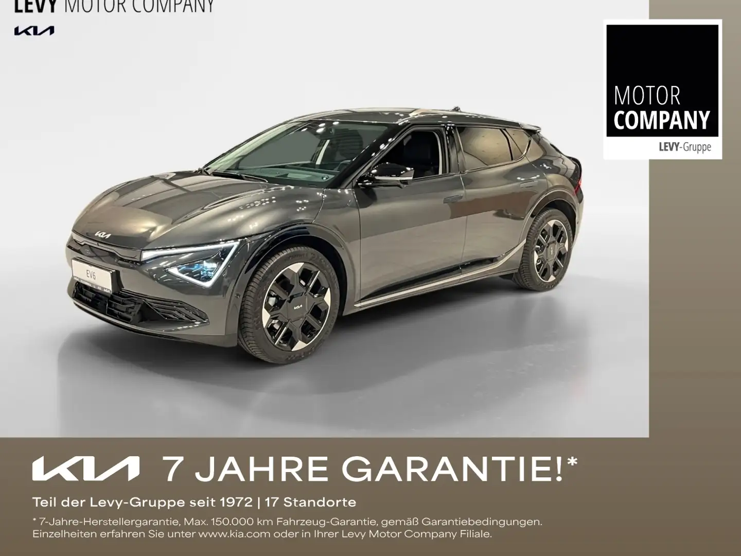 Kia EV6 Earth 84 kWh 168 kW RWD ACC+SpurH+19Zoll Grau - 1