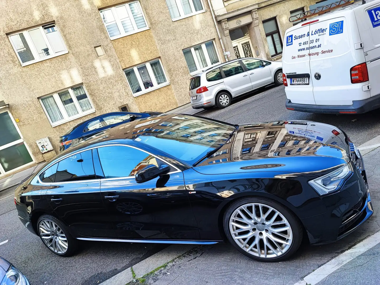 Audi A5 2.0 TDI Sportback DPF (clean dies.) multitronic Schwarz - 1